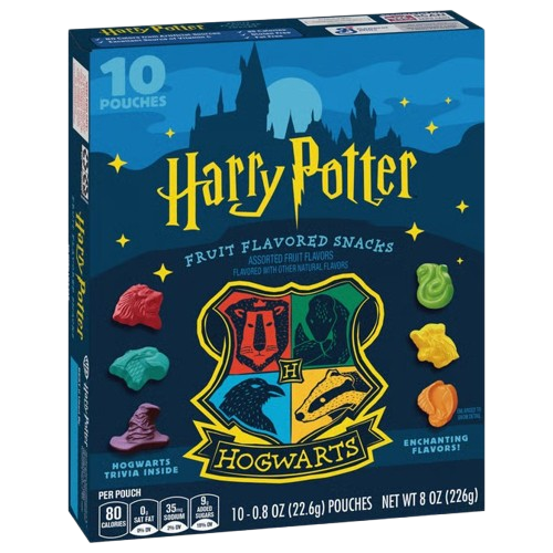 HARRY POTTER FRUIT FLAVOURED SNACKS - LIMITED EDITION