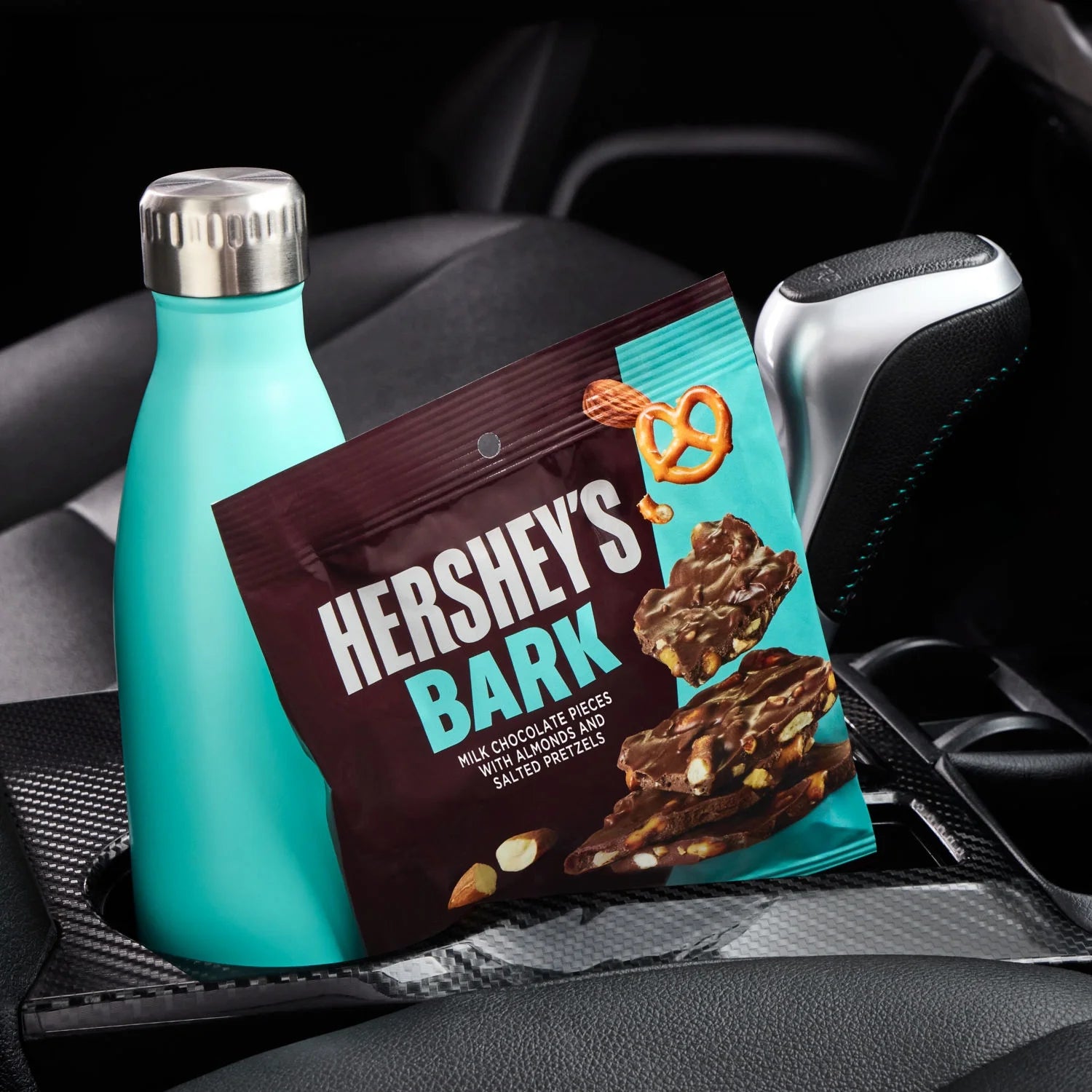 HERSHEY'S BARK CHOCOLATE PRETZELS W/ALMONDS - BIG BAG
