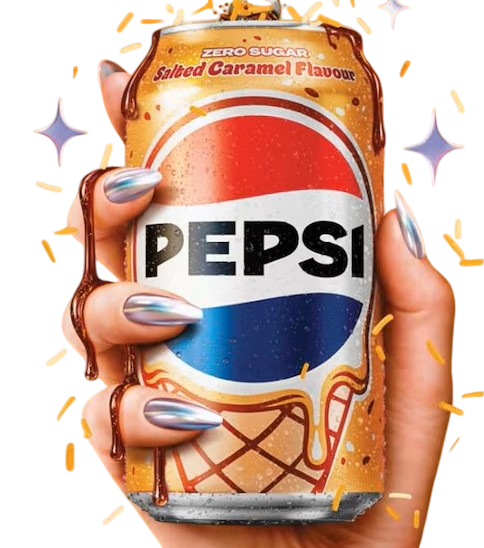 PEPSI SALTED CARAMEL ICE CREAM - SUPER RARE
