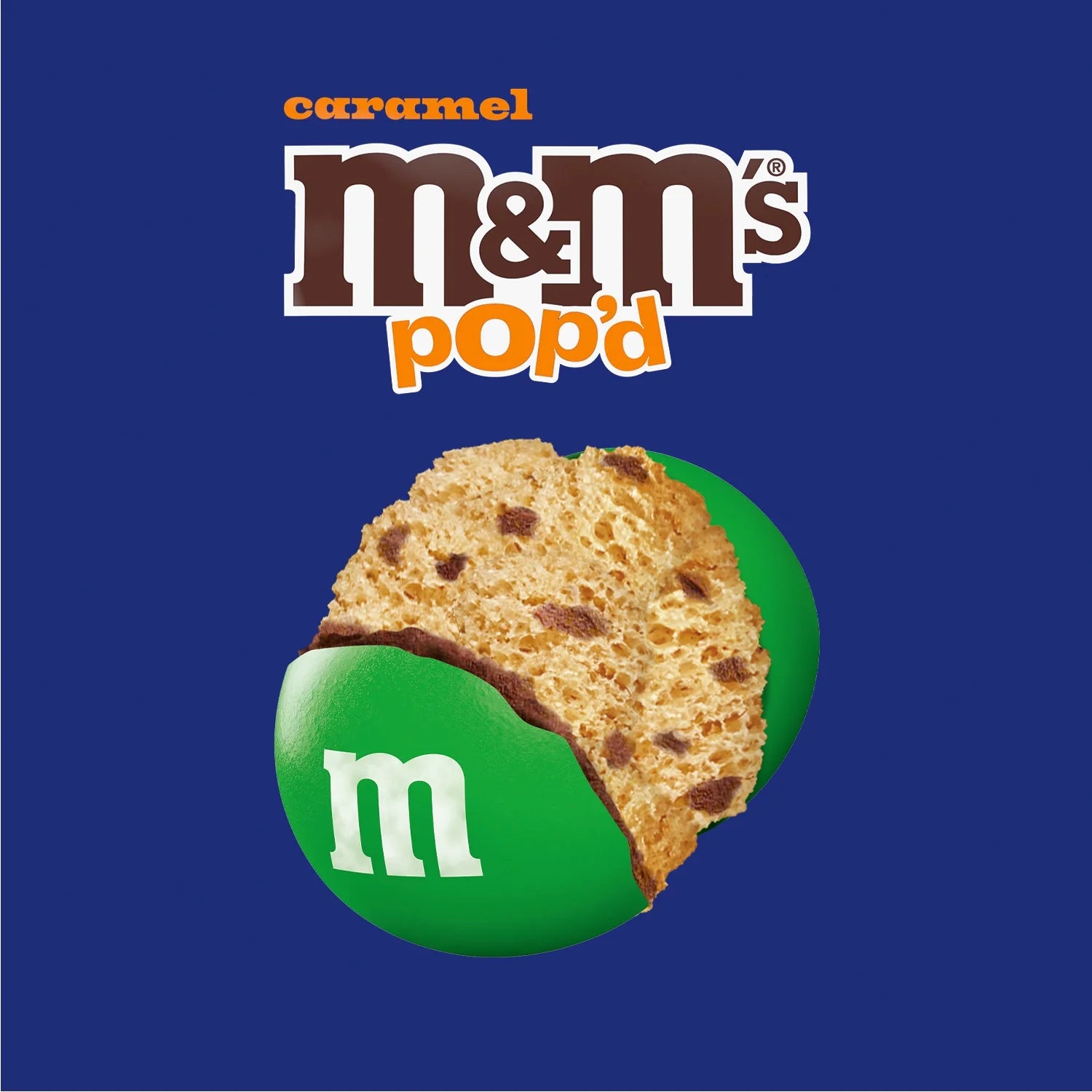 M&Ms POP'D CARAMEL FREEZE DRIED CANDY BIG BAG