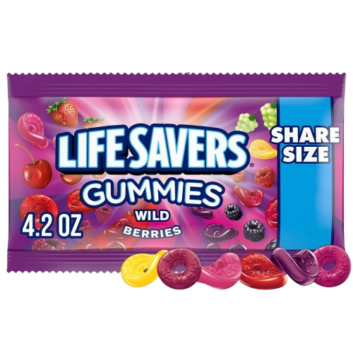 LIFESAVERS WILD BERRIES GUMMIES SHARE SIZE