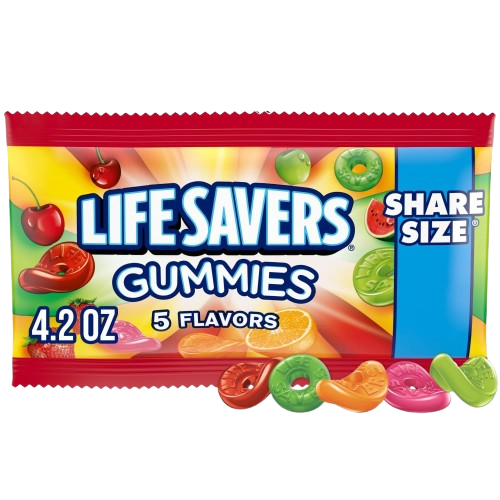 LIFESAVERS GUMMIES 5 FLAVORS SHARE SIZE - NEW ITEM
