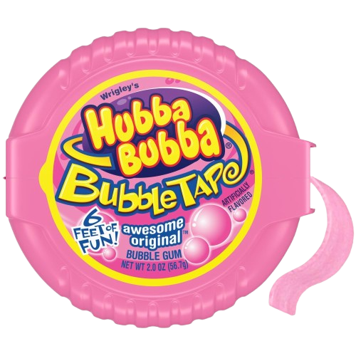 HUBBA BUBBA BUBBLE GUM MEGA LONG TAPE