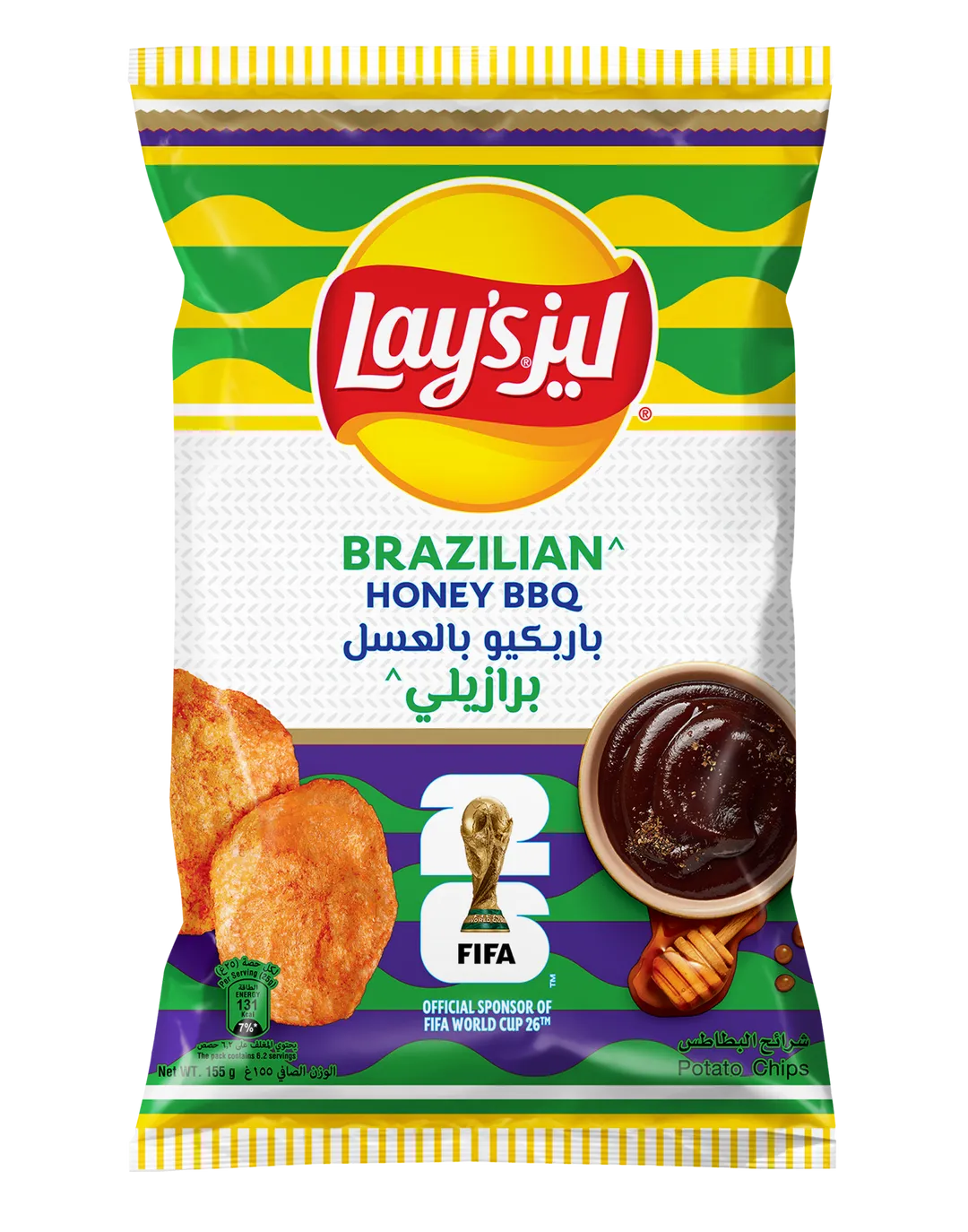 LAYS BRAZILIAN HONEY BBQ WORLD CUP LIMITED EDITION