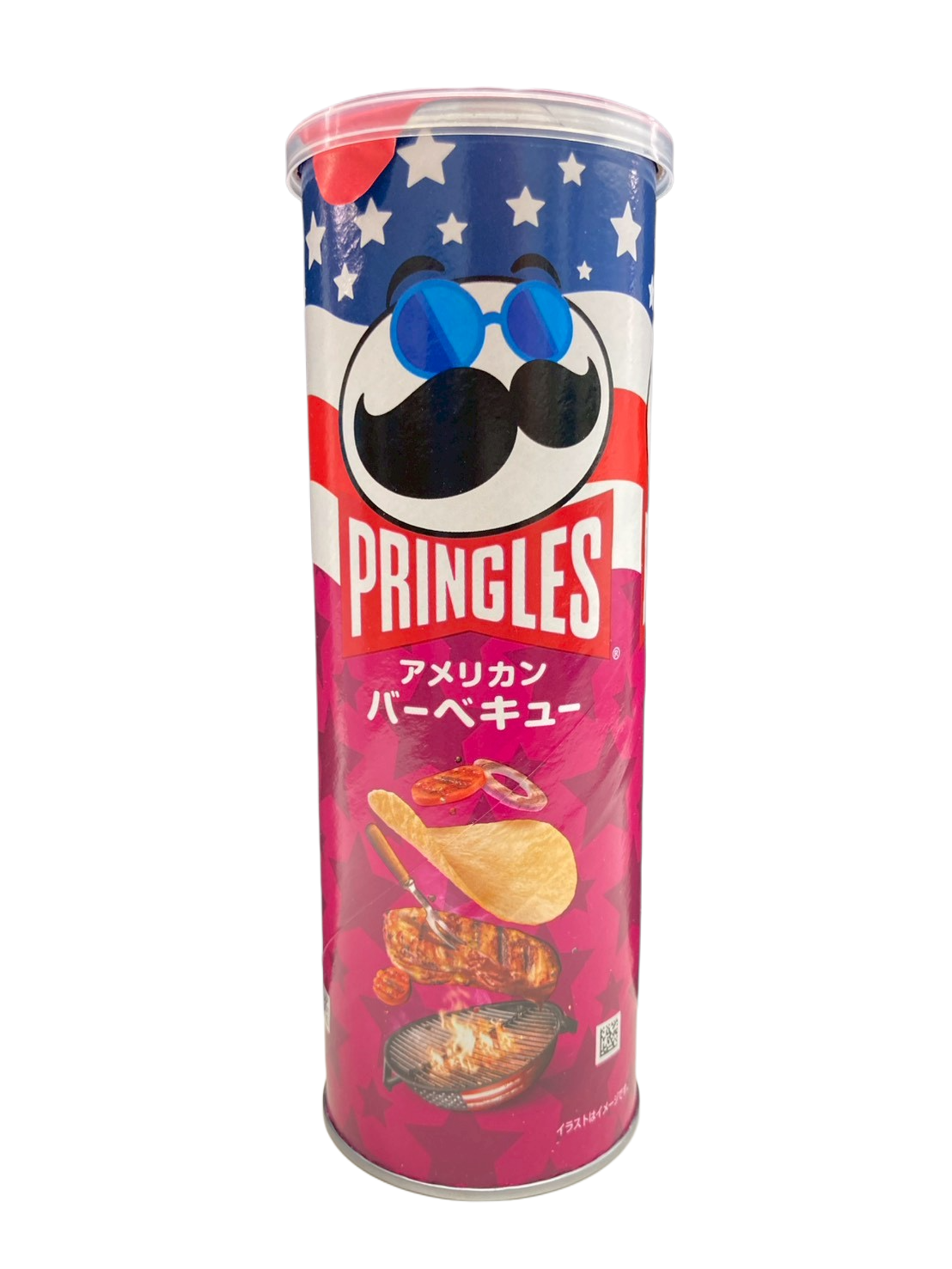 PRINGLES AMERICAN BBQ - RARE - LIMITED EDITION EC