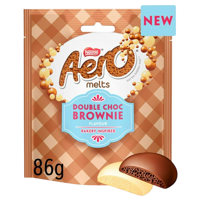 AERO MELTS DOUBLE CHOC BROWNIE AS
