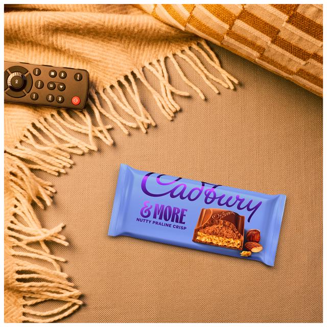 CADBURY DAIRY MILK & MORE NUTTY PRALINE CRISP - NEW