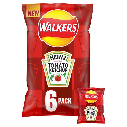 WALKERS HEINZ TOMATO KETCHUP 1 x 6 PS