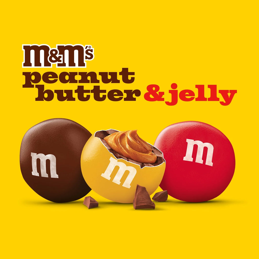 M&M's PEANUT BUTTER WITH JELLY - SHARING SIZE - NEW ITEM