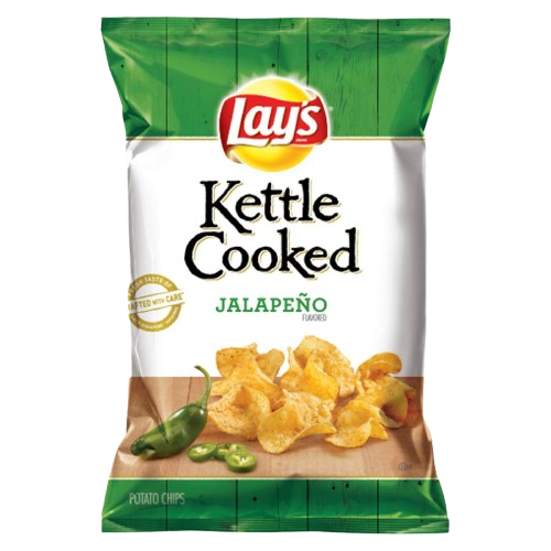 LAYS KETTLE COOKED JALAPENO - BIG BAG