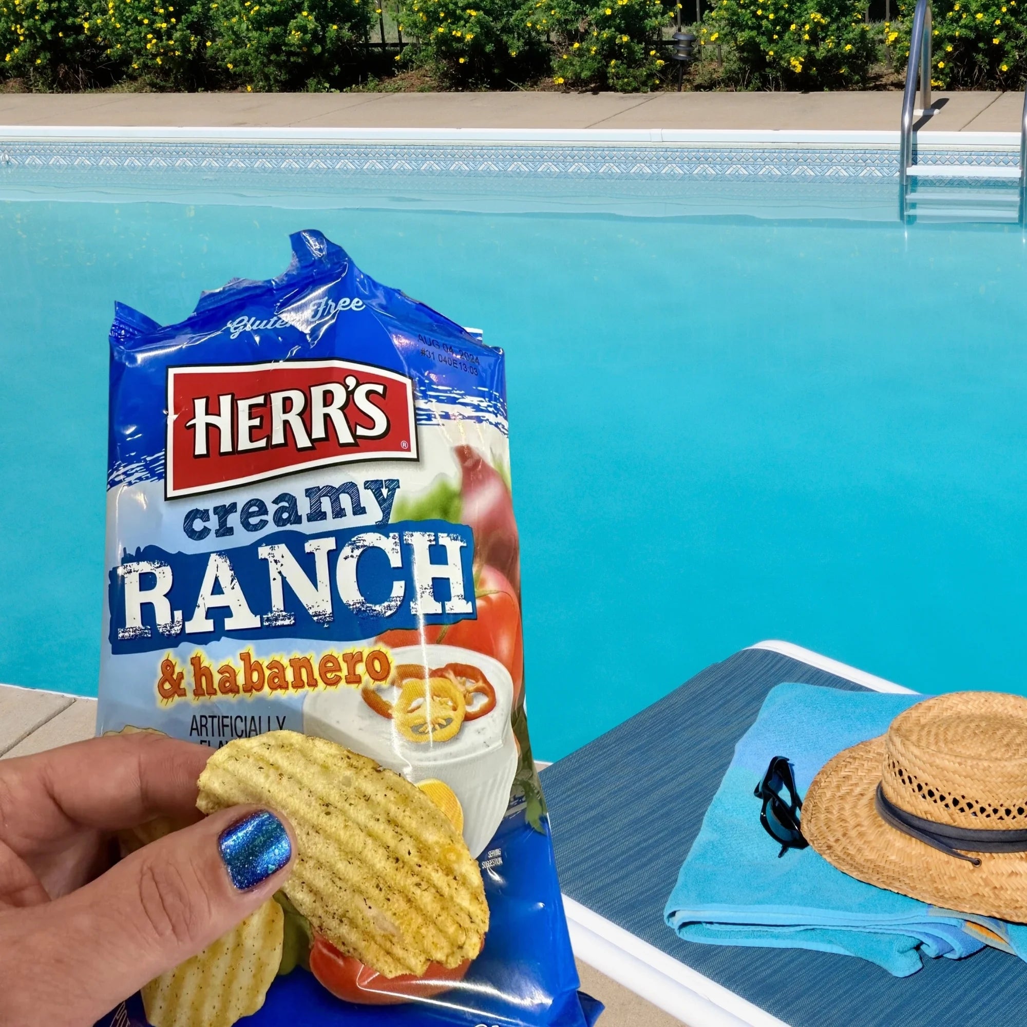 Herr's Creamy Ranch & Habanero Potato Chips - MADE IN USA