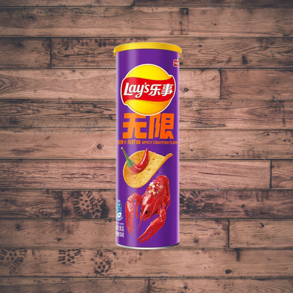 LAYS STAX SPICY CRAYFISH AS