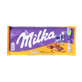 MILKA TRIPLE CARAMEL WITH ALMOND PIECES
