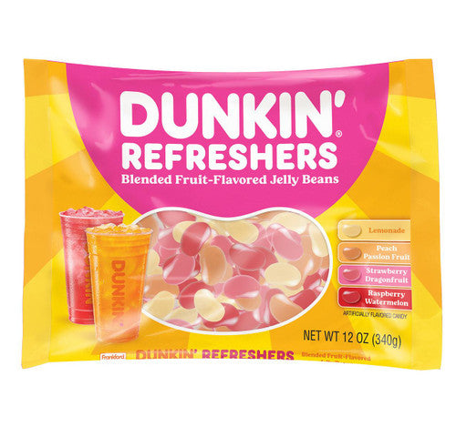 DUNKIN REFRESHERS FRUIT FLAVORED JELLY BEANS