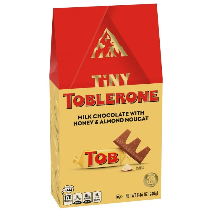 TOBLERONE MINIS MILK CHOCOLATE BIG BAG AIRPORT EDITION AS