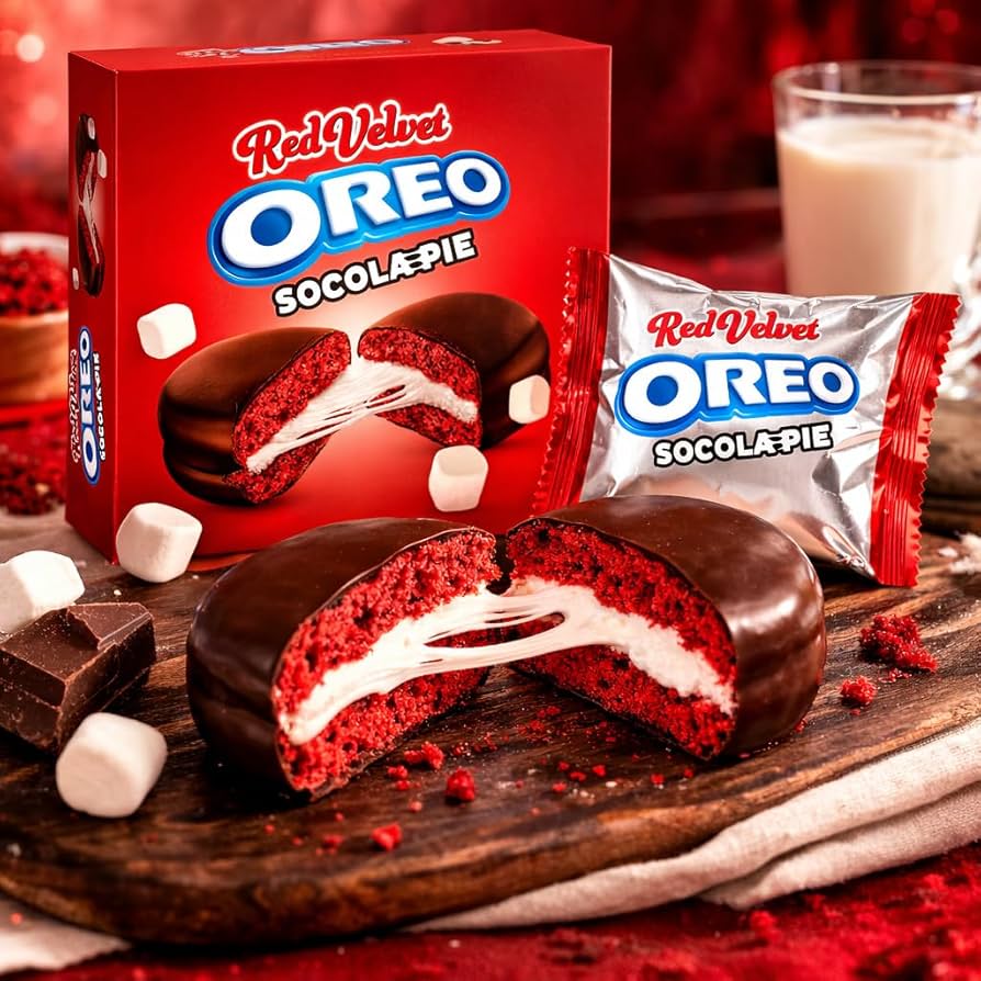 OREO RED VELVET SCOLA PIE