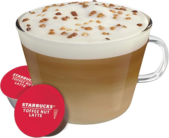 STARBUCKS DOLCE GUSTO TOFFEE NUT LATTE - NEW ITEM