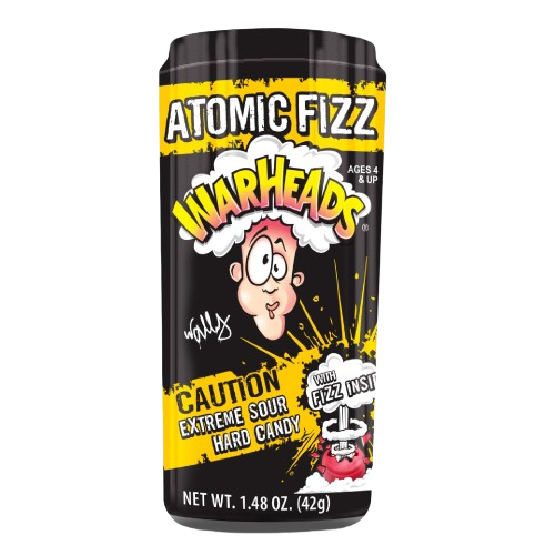 WARHEADS ATOMIC FIZZ - SUPER SOUR - CAUTION