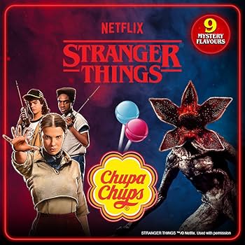 CHUPA CHUPS STRANGER THINGS - LIMITED EDITION