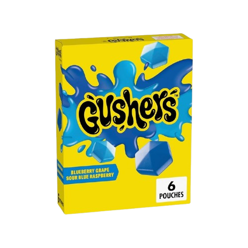 GUSHERS BLUEBERRY GRAPE AND SOUR BLUE RASPBERRY LHR
