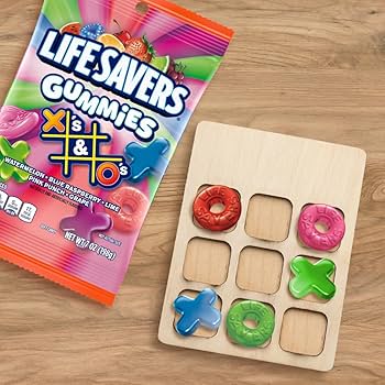 LIFE SAVERS GUMMIES X´S AND O´S BIG BAG MADE IN USA