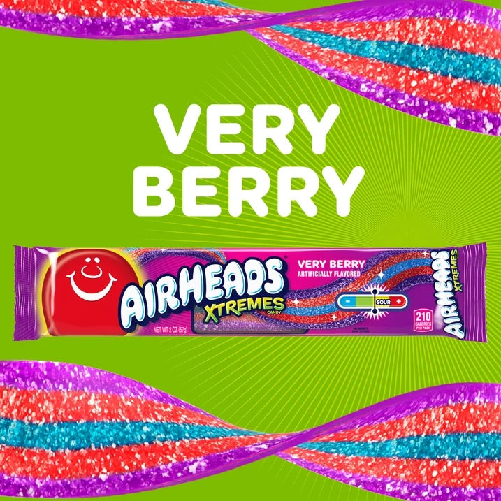 AIRHEADS EXTREME VERRY BERRY