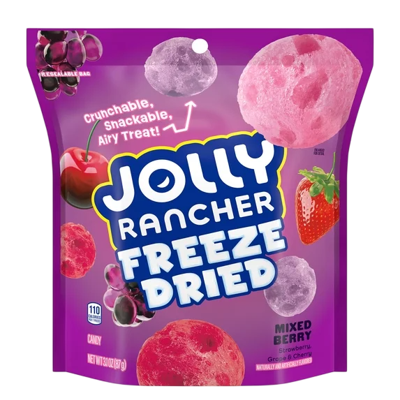 JOLLY RANCHER FREEZE DRIED CANDY MIXED BERRY - SUPER RARE