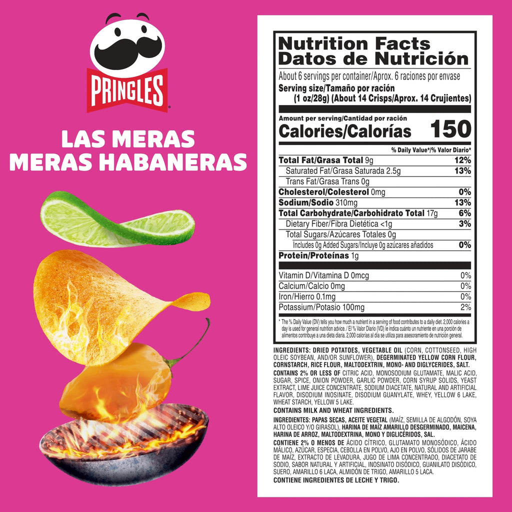 PRINGLES HABANERAS - LIMITED EDITION