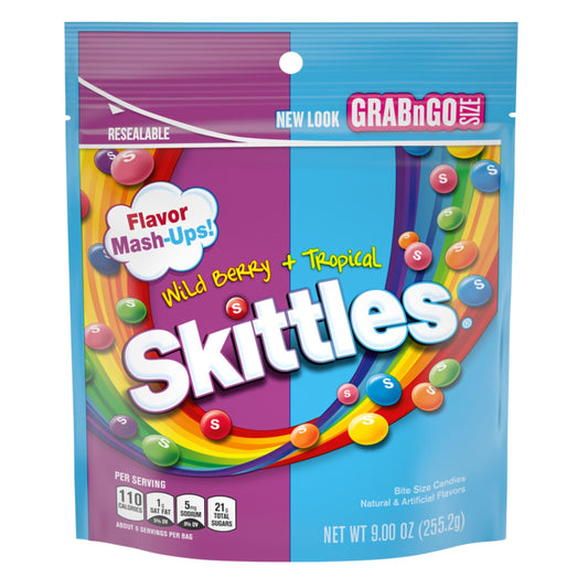SKITTLES WILD BERRY + TROPICAL LIMITED EDITION