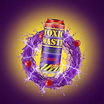 TOXIC WASTE ENERGY DRINK SOUR CHERRY - RARE