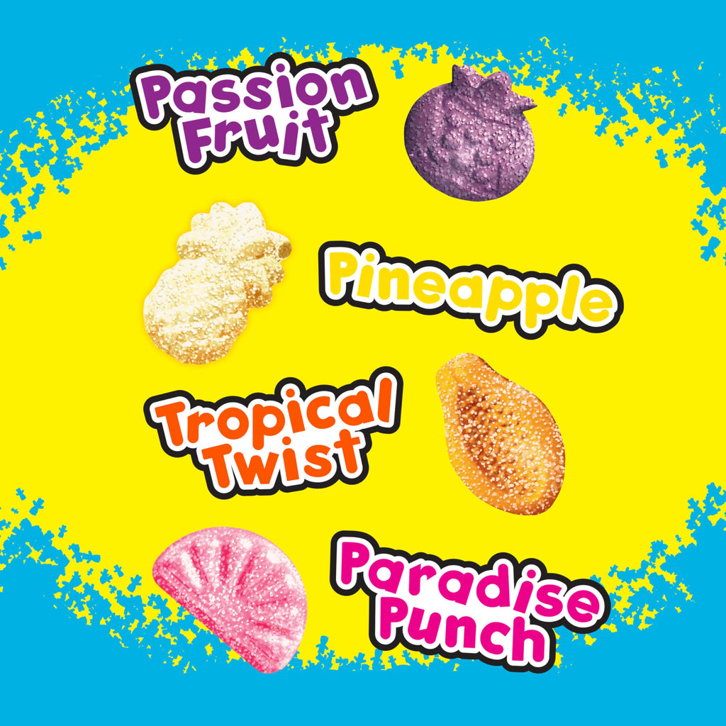 SOUR PATCH KIDS FRUITS TROPICAL MIX MADE IN USA - RARE AS