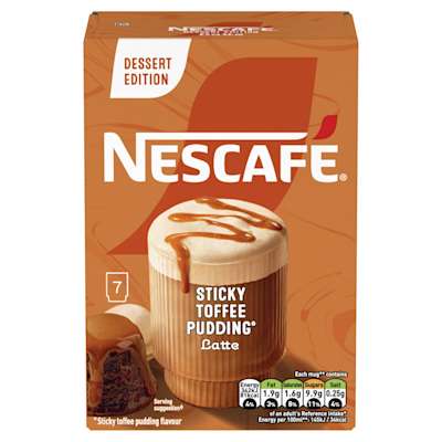 NESCAFE STICKY TOFFEE PUDING AS