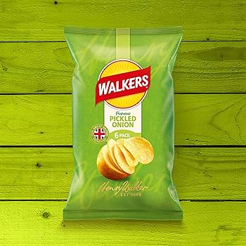 LAYS WALKERS PICKLED ONION 6 PACK
