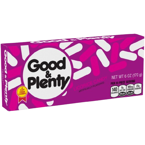 GOOD AND PLENTY THEATRE BOX - MADE IN USA