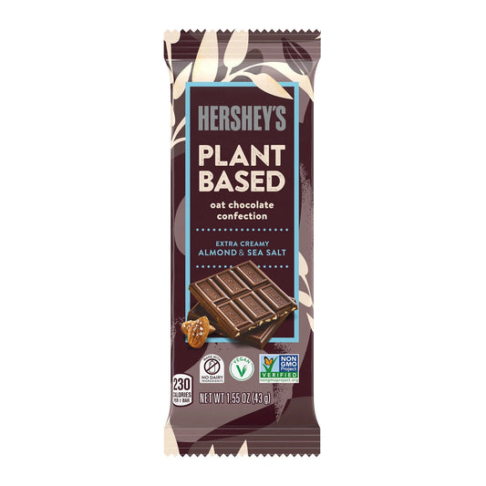 HERSHEY PLANT BASEDOAT CHOCOLATE W/ALMOND & SEA SALT