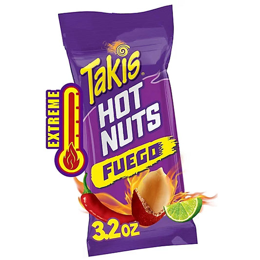 TAKIS HOT NUTS FUEGO