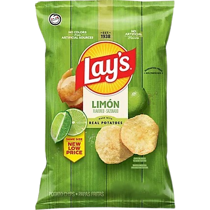 LAYS LIMON MADE WITH REAL POTATOES