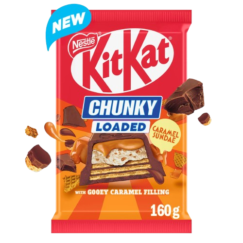KIT KAT CHUNKY LOADED CARAMEL SUNDAE - NEW ZEALAND