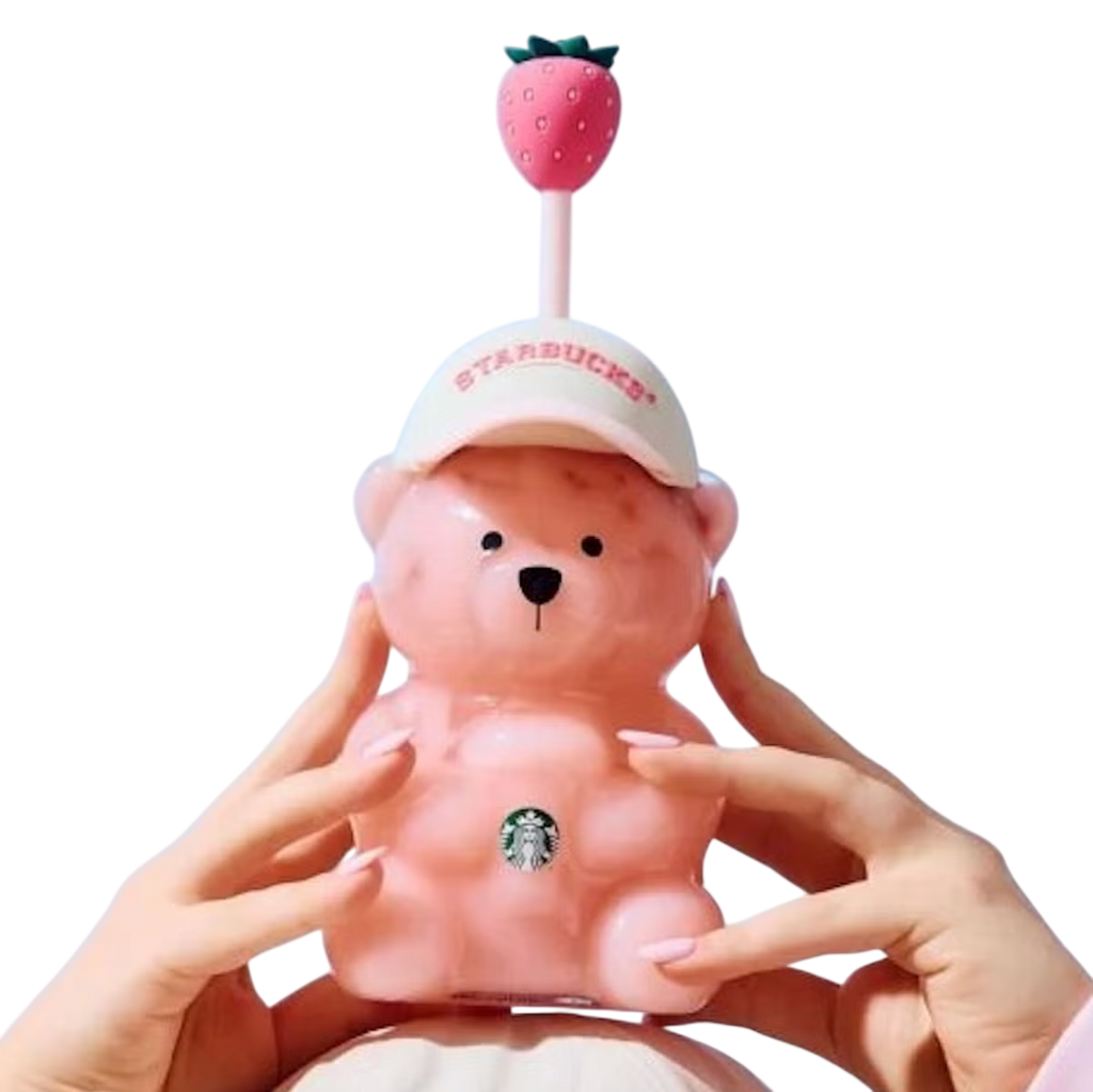 STARBUCKS PINK BEARISTA CUP - LIMITED EDITION
