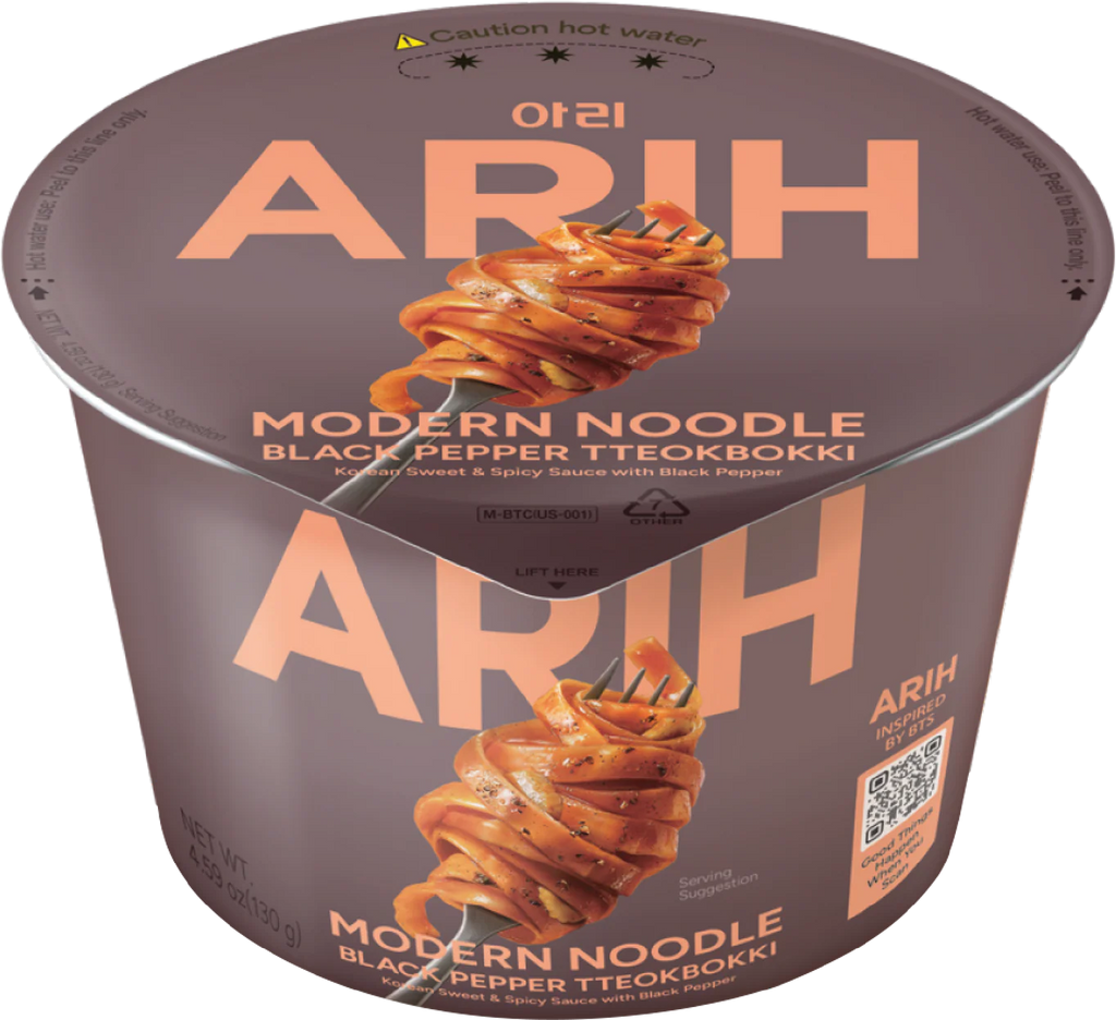 [BTS x ARIH] Modern Noodle Cup (Black Pepper Tteokbokki) 125g