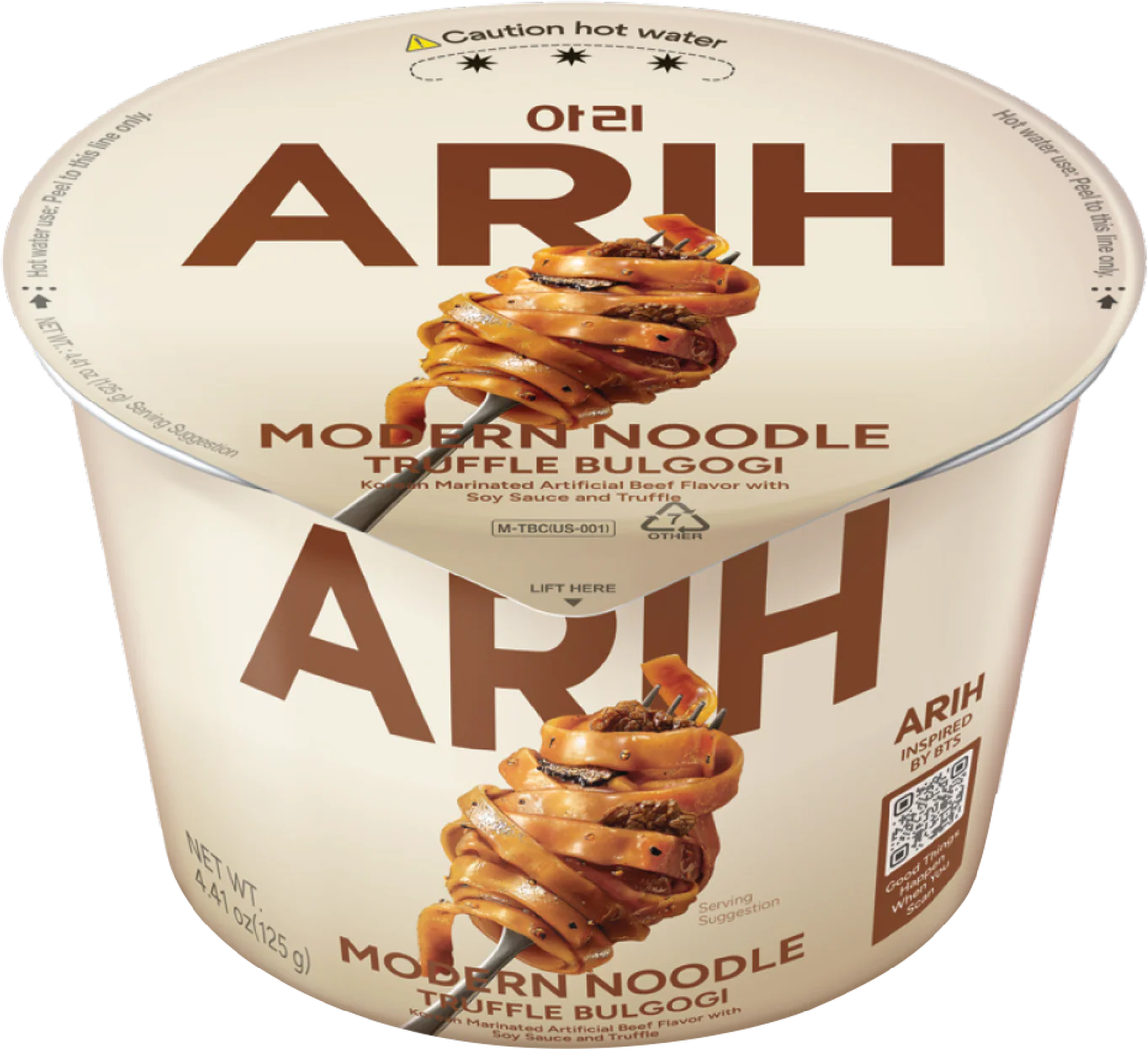 [BTS x ARIH] Modern Noodle Cup (Truffle Bulgogi) 125g