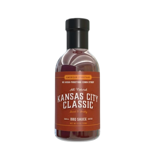 AMERICAN STOCKYARD KANSAS CITY CLASSIC BBQ SAUCE - MADE IN USA