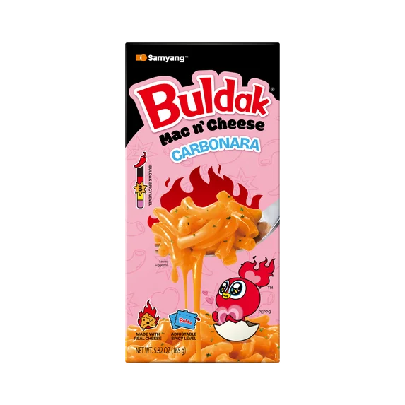 BULDAK MAC & CHEESE CARBONARA - NEW ITEM LS
