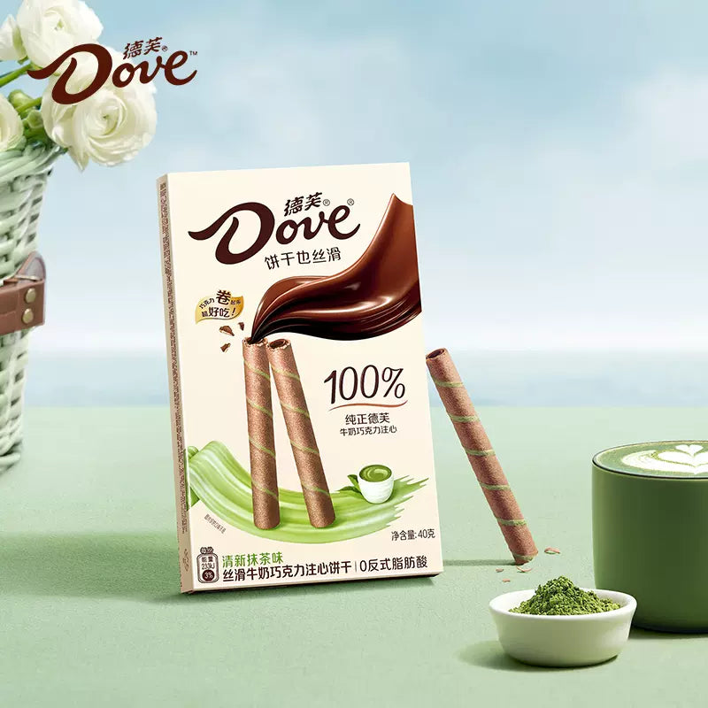 DOVE WAFFER ROLL MATCHA