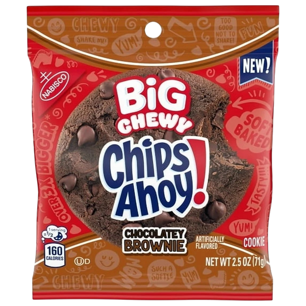 CHIPS AHOY BIG CHEWY CHOCOLATEY BROWNIE EC TT