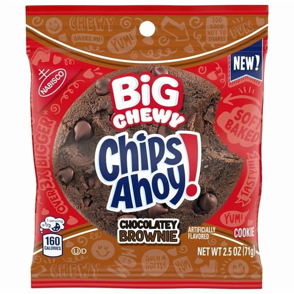 CHIPS AHOY BIG CHEWY CHOCOLATEY BROWNIE EC TT
