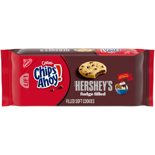 CHIPS AHOY CHEWY HERSHEYS FUDGED FILLED