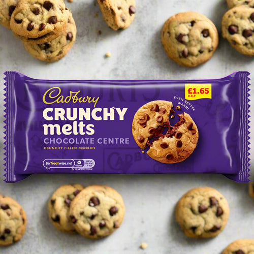 CADBURY CRUNCHY MELTS COOKIES AS