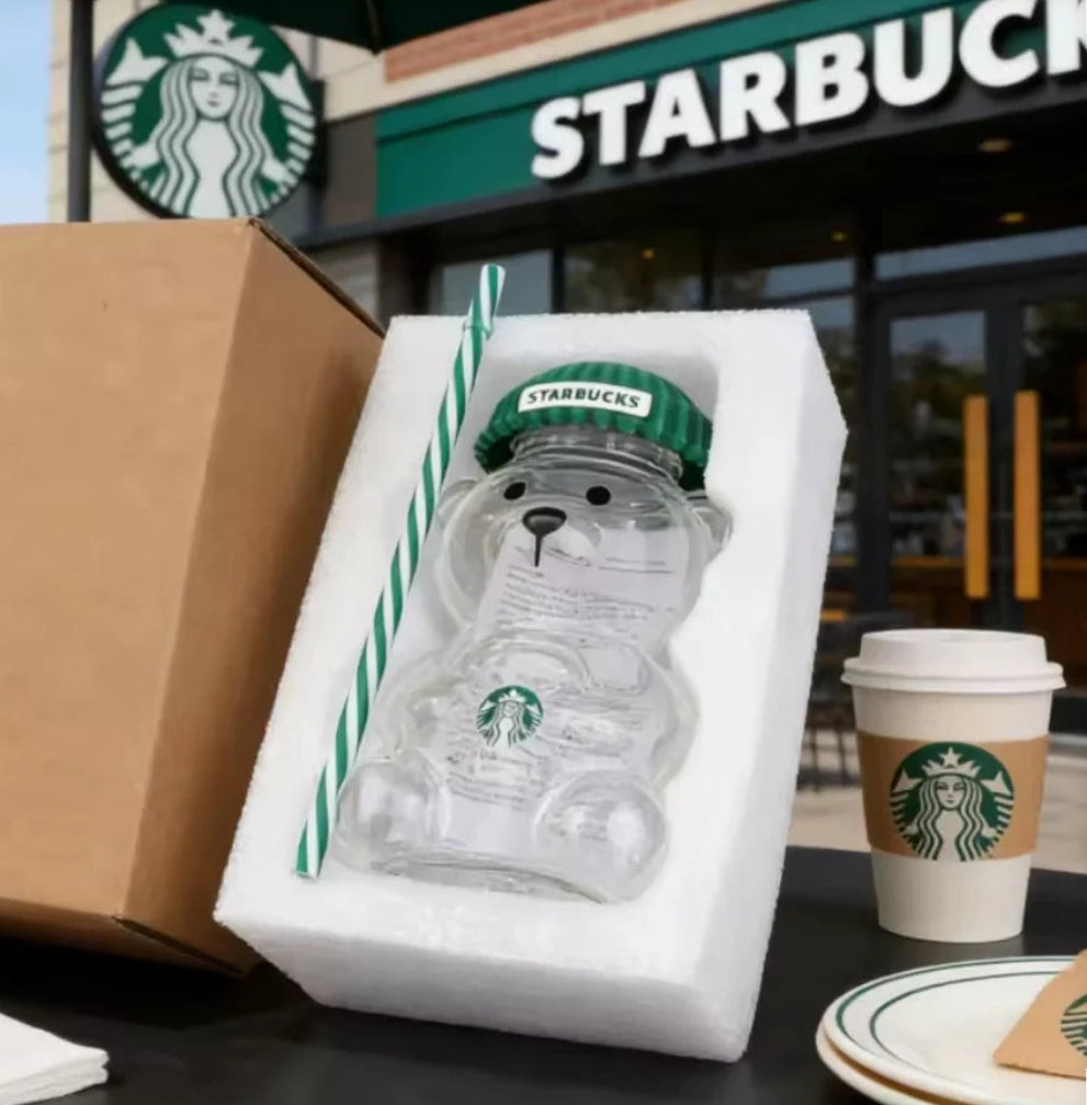 STARBUCKS 2026 BEARISTA CRYSTAL GLASS COLD CUP
