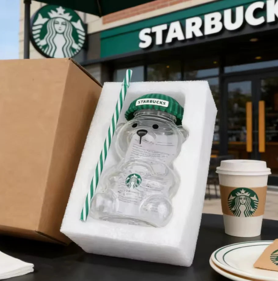 STARBUCKS 2026 BEARISTA CRYSTAL GLASS COLD CUP